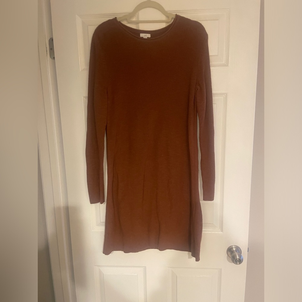 J Jill Matching Cardigan and Sweater Dress Small